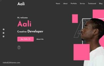 Aali Personal (screenshot desktop)