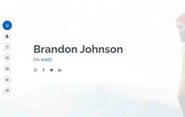 myresume20theme (screenshot desktop)