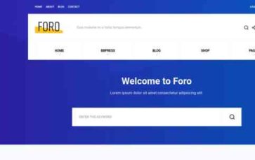 Foro (screenshot desktop)