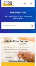 Foro (screenshot mobile)