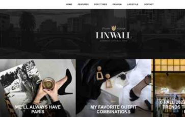 Linwall Fashion (screenshot desktop)