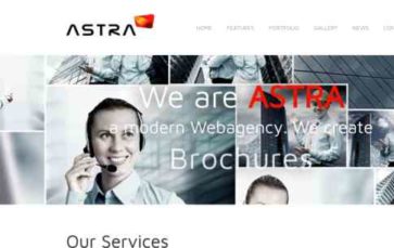 Astra (7Theme) (screenshot desktop)