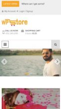 WP Store (8Degree Themes) - (screenshot mobile)