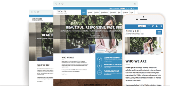Zincy Lite (8Degree Themes)