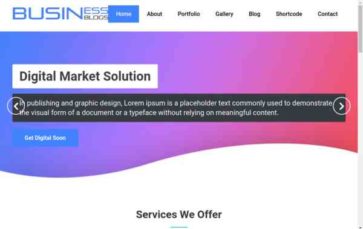 BusinessBlogs (screenshot desktop)