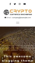 Cryptocurrency Exchange (screenshot mobile)