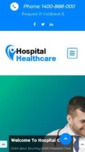 Screenshot Mobile Hospital Health Care (screenshot mobile)