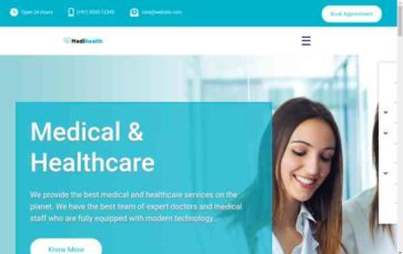 Screenshot Desktop MediHealth (screenshot desktop)