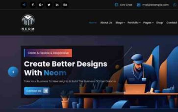 Neom Premium (screenshot desktop)