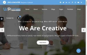 WPBusinessPress Premium (screenshot desktop)