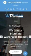 WPBusinessPress Premium (screenshot mobile)