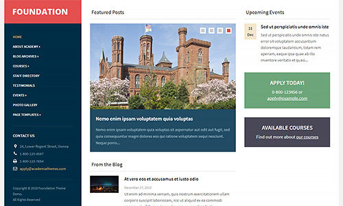 Foundation (AcademiaThemes)