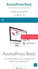 AccessPress Basic (screenshot mobile)