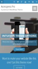 AccessPress Pro (screenshot mobile)