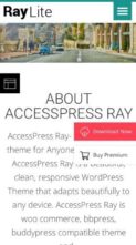 AccessPress Ray (screenshot mobile)