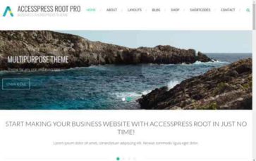 AccessPress Root Pro (screenshot desktop)