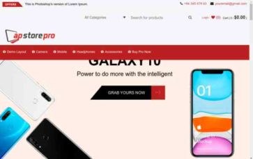 AccessPress Store Pro (screenshot desktop)