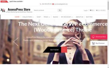 AccessPress Store (screenshot desktop)