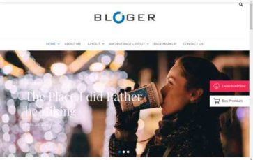 Bloger (AccessPress Themes) - (screenshot desktop)