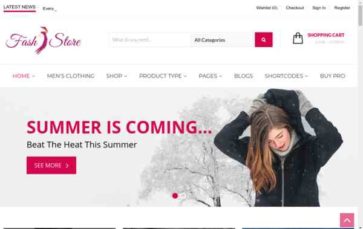Fashstore Pro (screenshot desktop)
