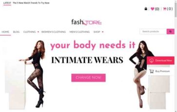 FashStore (screenshot desktop)