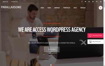 ParallaxSome (screenshot desktop)