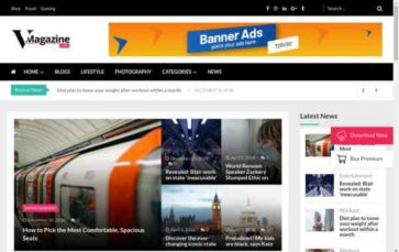 VMagazine Lite (screenshot desktop)