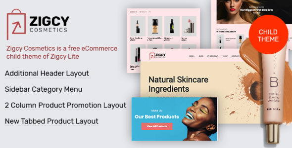 Zigcy Cosmetics (AccessPress Themes)