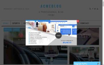 AcmeBlog (screenshot desktop)