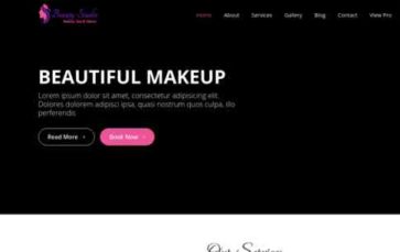 Beauty Studio (screenshot desktop)