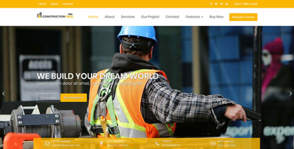 Construction Field Pro (Acme Themes)