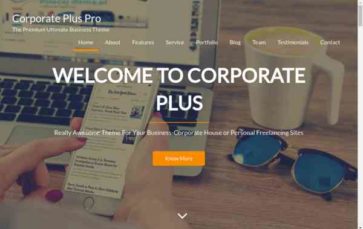 Corporate Plus Pro (screenshot desktop)