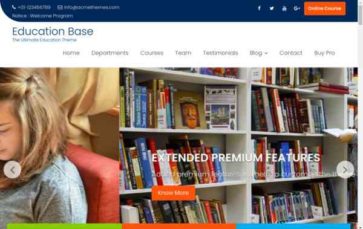 Education Base (screenshot desktop)