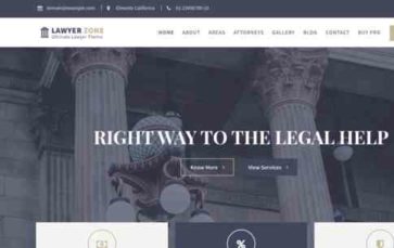 Lawyer Zone (screenshot desktop)