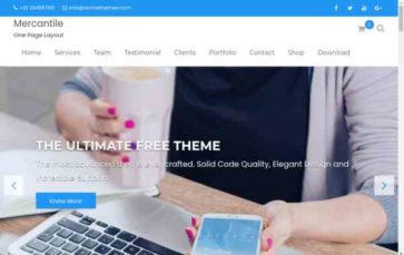 Mercantile (screenshot desktop)