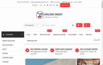 Online Shop (Acme Themes) - (screenshot desktop)