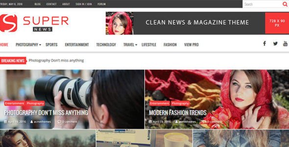 SuperNews  (Acme Themes)