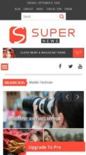 SuperNews (Acme Themes) - (screenshot mobile)