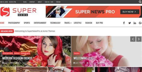 SuperNewsPro (Acme Themes)