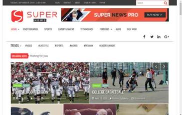 SuperNewsPro (screenshot desktop)