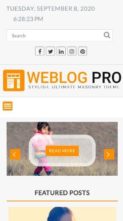 WeblogPro (screenshot mobile)
