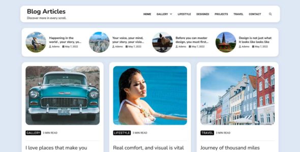 Blog Articles (Adore Themes)