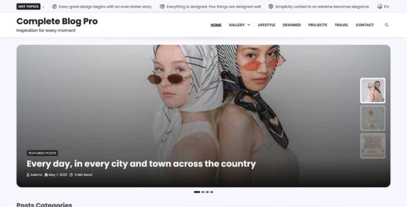 Complete Blog Pro (Adore Themes)