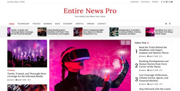 Entire News Pro (Adore Themes)