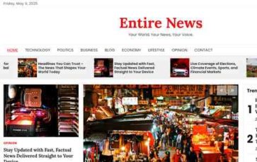 Entire News (screenshot desktop)