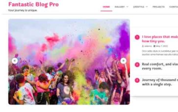 Fantastic Blog Pro (screenshot desktop)