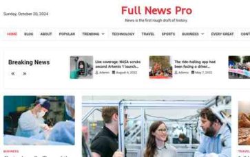 Full News Pro (screenshot desktop)