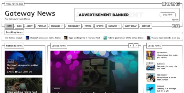 Gateway News Pro (Adore Themes)