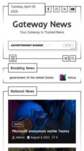 Gateway News Pro (screenshot mobile)