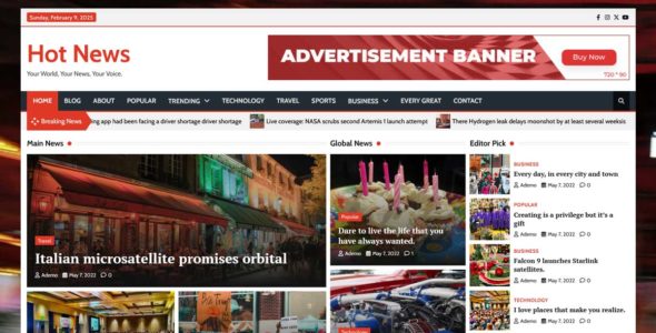 Hot News (Adore Themes)